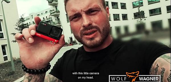  Muscular Berlin guy Kevin lets filthy  MILF Mia Blow enjoy his hard dick! WolfWagner.com